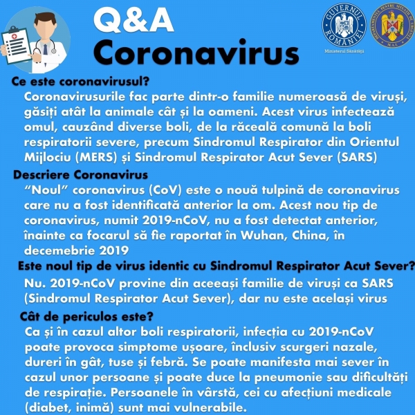 Măsuri de prevenție și de limitare a răspândirii unor boli respiratorii